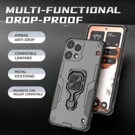 For Nothing Phone 3A Lite Wholesale Factory Price Customized TPU+PC Protection Anti-Drop Phone Case with Rotating Alloy Bracket